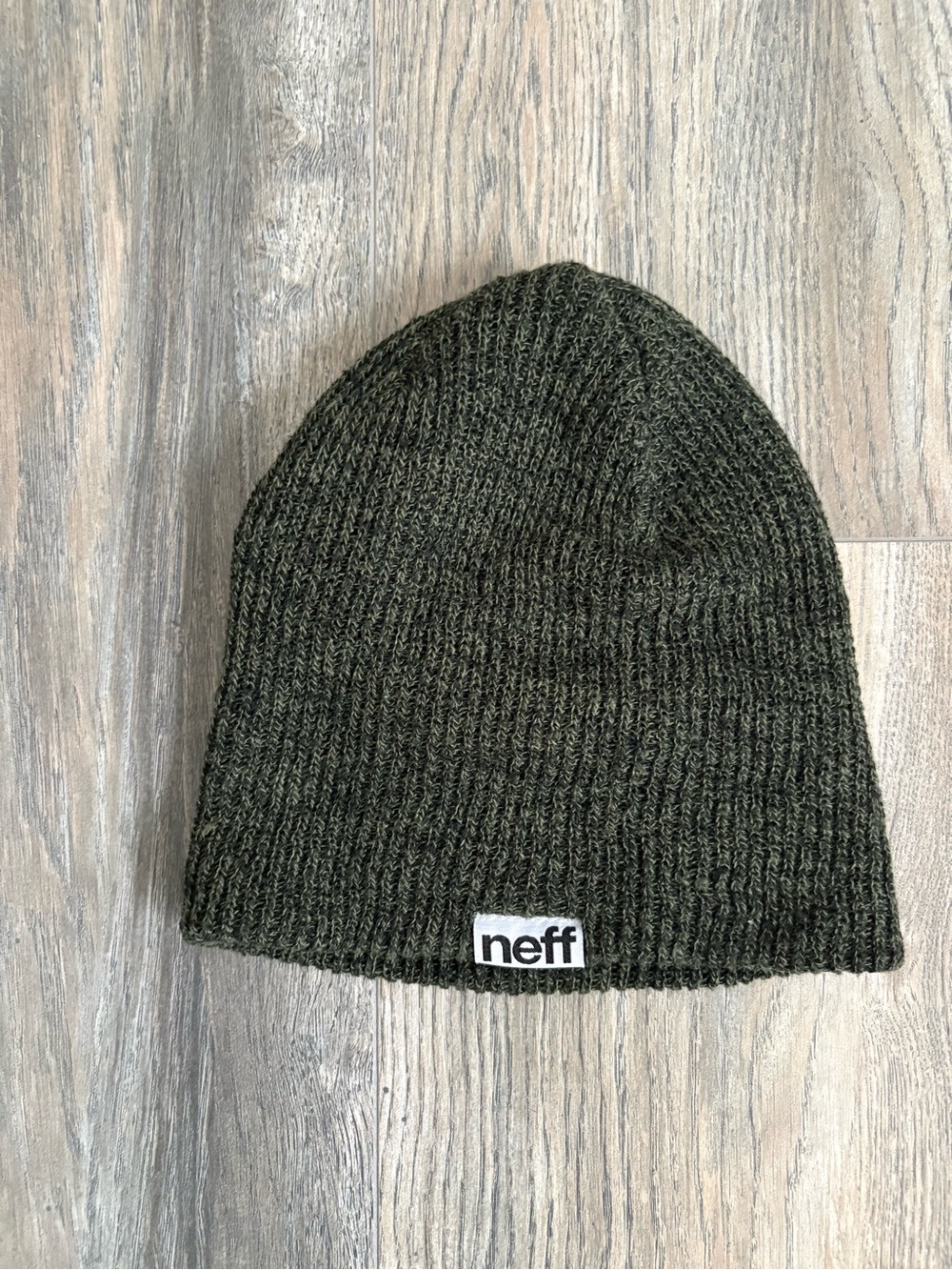 ✨•Neff Olive Green Ribbed Beanie•✨